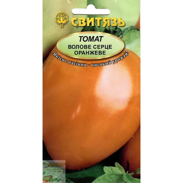Насіння томат "Волове серце оранжове", 0,1г tomat1 фото