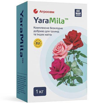 Добриво безхлорне для троянд та інших квітів, 1 кг, YaraMila 25219 фото