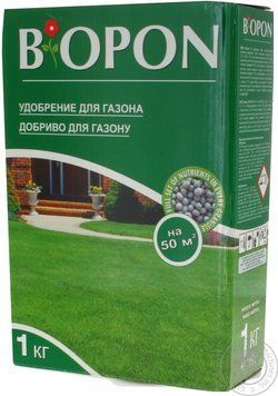 Добриво для газонів гранульоване 1 кг, Biopon 12748 фото