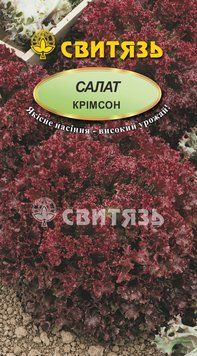 Насіння салат "Крімсон", 0,5г Свитязь salat_16 фото
