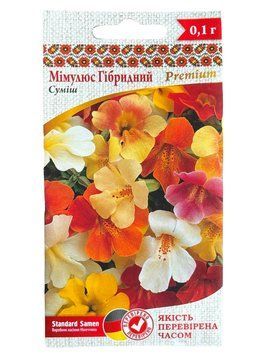 Мімулюс Гібридний 0.1г Щедра Садиба 00573 фото