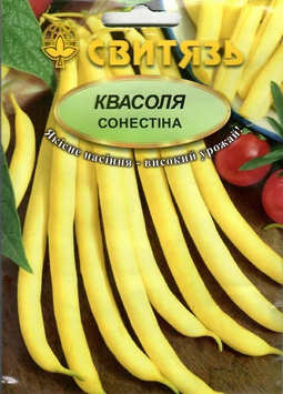 Насіння квас.спарж.кущ.жовт."Сонеста F1", 15г Свитязь kvasolya_sparzheva_2 фото