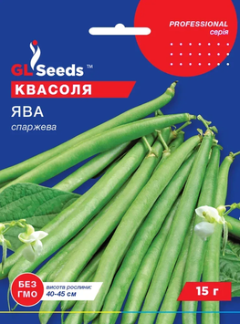 Квасоля спаржева Ява (зелена) 15г, GL 41 фото