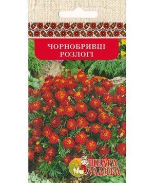 Квіти Чорнобривці розлогі 0.5г Щедра Садиба kvitkovi kultury-30 фото