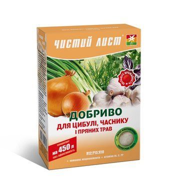 Добриво Чистий лист для Цибулі та часнику 300г 693 фото